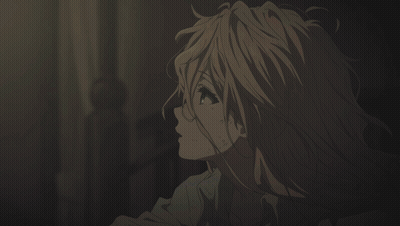A Drawing Of A Girl With Long Blonde Hair And Blue Eyes GIF