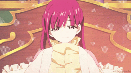A Drawing Of A Girl With Pink Hair And The Words Mr. Precious Fabulous GIF