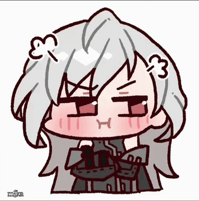 A Drawing Of A Girl With The Letter H On Her Cheek And The Number 33 On Her Head GIF