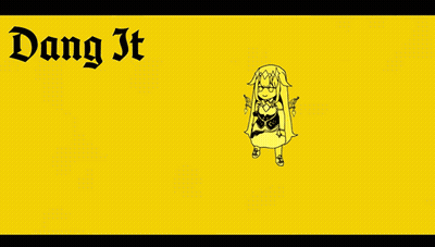 A Drawing Of A Girl With The Words Hiya Darlings Ghiorin On The Bottom GIF