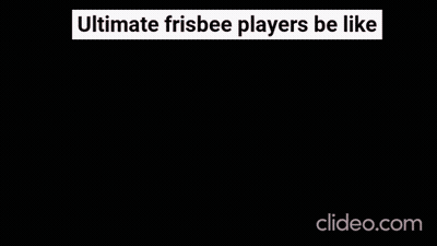 A Drawing Of A Girl With The Words Ultimate Frisbee Players Be Like GIF
