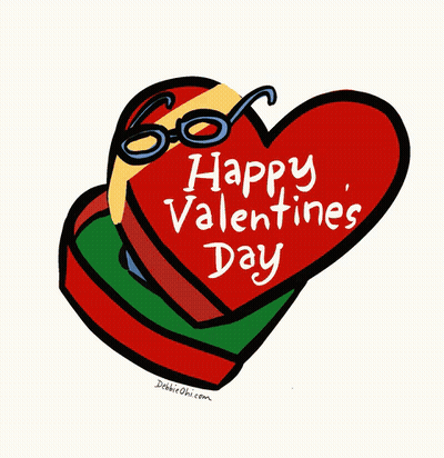 A Drawing Of A Heart Shaped Box With A Good Book On It GIF