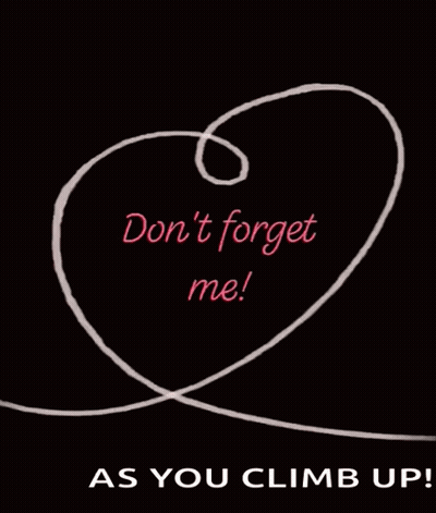 A Drawing Of A Heart With The Words " Do N't Forget Me " GIF