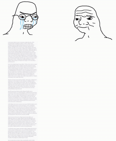 A Drawing Of A Man Crying Next To A Drawing Of An Ice Cream Bar With A Bite Taken Out Of It GIF