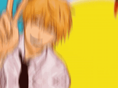 A Drawing Of A Man Giving A Peace Sign With Emojis Behind Him GIF