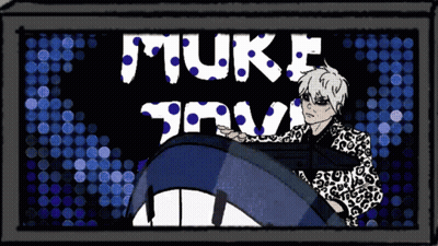A Drawing Of A Man Holding A Gun With The Words " Nuke Javi " Written On It GIF