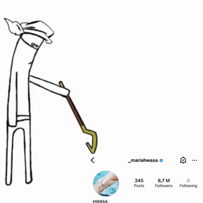 A Drawing Of A Man Holding A Stick With The Words C Mon Do Something Below It GIF