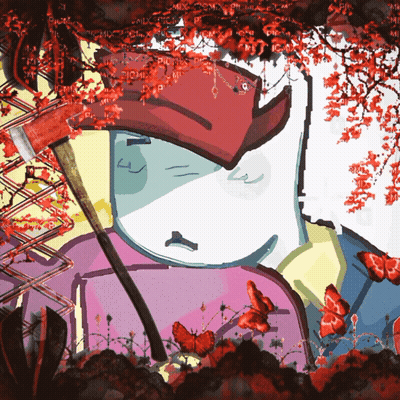 A Drawing Of A Man Holding An Axe With The Word Mix On The Bottom Right GIF