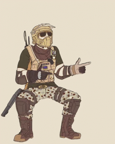 A Drawing Of A Man In A Military Uniform With A Helmet That Says ' Cool ' GIF