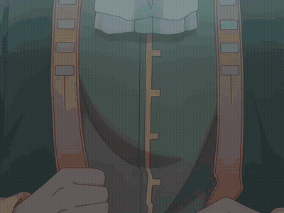 A Drawing Of A Man In A Suit Holding A Cane In Front Of A Window GIF