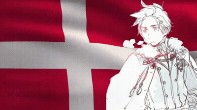 A Drawing Of A Man In Front Of A Flag GIF
