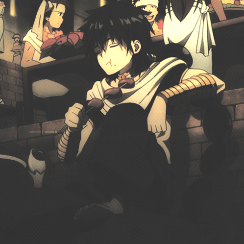 A Drawing Of A Man Sitting On A Brick Wall With The Word Tumblr On The Bottom Left GIF
