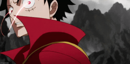 A Drawing Of A Man With A Red Collar And A Red Eye With The Word Matsuko On The Bottom GIF