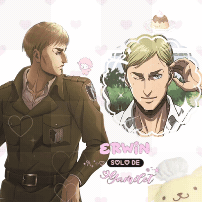 A Drawing Of A Man With The Name Erwin Written On The Bottom GIF