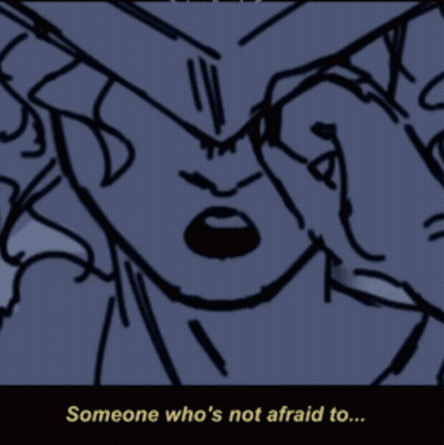 A Drawing Of A Man With The Words Send A Message Underneath It GIF
