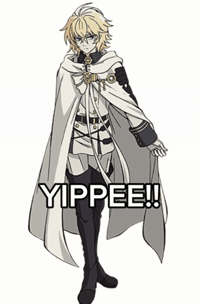 A Drawing Of A Man With The Words Yippee Written On It GIF