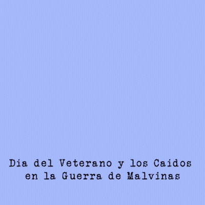 A Drawing Of A Map With The Words Dia Del Veterano Y Los Caidos En La Guerra De Malvinas GIF