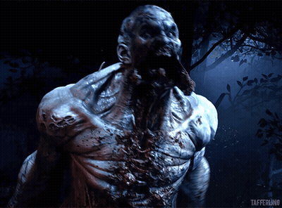 A Drawing Of A Monster With Tafferling Written Below It GIF