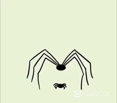 A Drawing Of A Mosquito On A White Background With The Caption Capcut GIF
