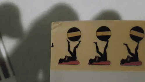 A Drawing Of A Person Holding A Ball In Their Hand GIF