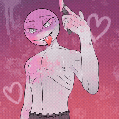 A Drawing Of A Person Holding A Knife With The Word Dating Written On The Bottom Right GIF