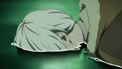 A Drawing Of A Person Laying On The Ground GIF