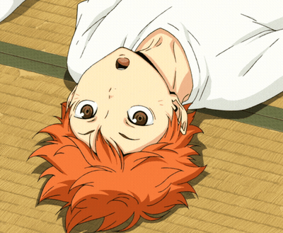 A Drawing Of A Person Laying Upside Down GIF