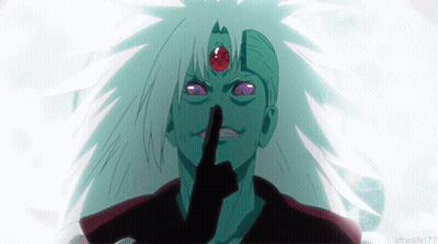 A Drawing Of A Person With Purple Eyes And A Third Eye GIF