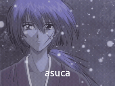 A Drawing Of A Person With The Name Asuca On It GIF