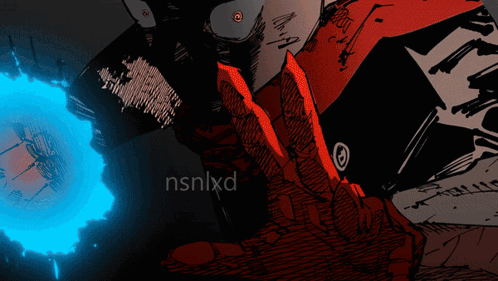 A Drawing Of A Person With The Name Nsnlxd On The Bottom Right GIF