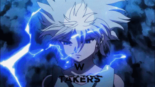 A Drawing Of A Person With The Word Takers On It GIF