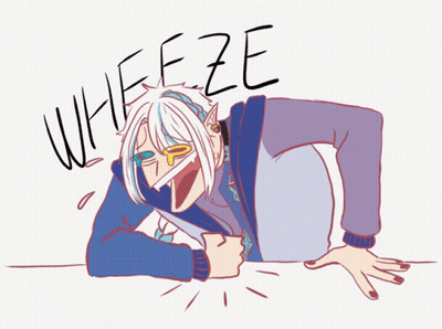 A Drawing Of A Person With The Word Whieeze Written On The Bottom GIF