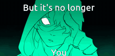 A Drawing Of A Person With The Words But It 'S No Longer You On The Bottom GIF