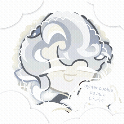 A Drawing Of A Person With The Words Oyster Cookie De Aura GIF