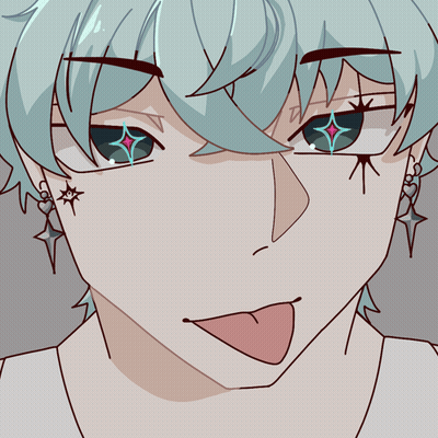 A Drawing Of A Person With Their Tongue Out GIF