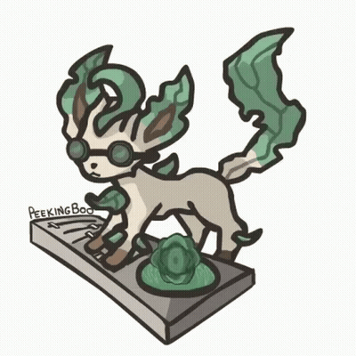 A Drawing Of A Pokemon Wearing Glasses And A Hat . GIF