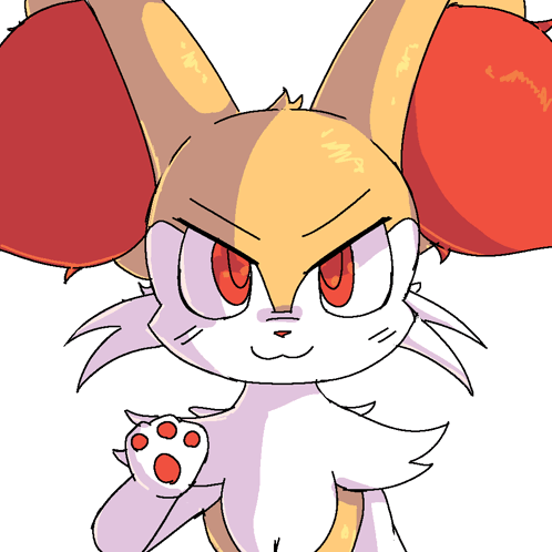 Rabbit With Red Eyes And White Paw GIF