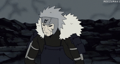 A Drawing Of A Samurai With The Name Meezumaki On The Bottom Right GIF