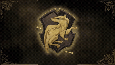 A Drawing Of A Shield With A Lion On It GIF