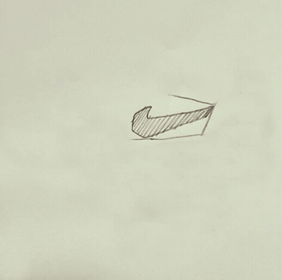 A Drawing Of A Shoe With The Words Happy Air Max Day Written Below It GIF