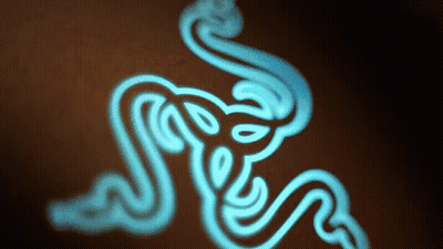 A Drawing Of A Snake With The Word Razer Written On It GIF