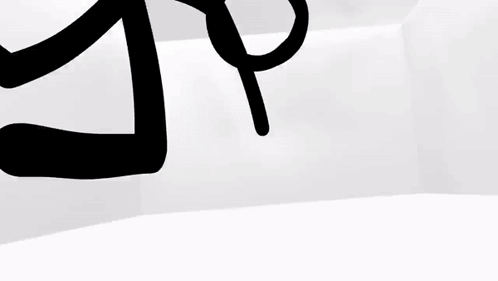 A Drawing Of A Stick Figure Laying On The Floor GIF