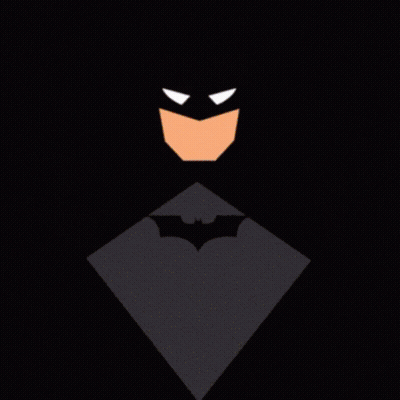A Drawing Of A Superhero With The Number 4 On His Cape GIF