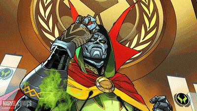 A Drawing Of A Superhero With The Word Marvel Comics On The Bottom Right GIF