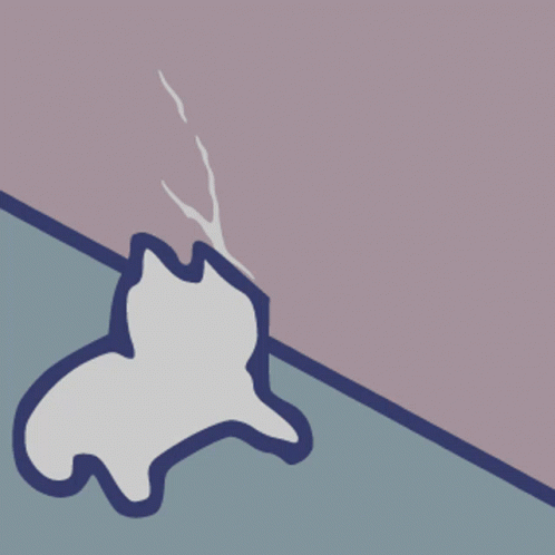 A Drawing Of A Tooth That Has Been Knocked Out GIF
