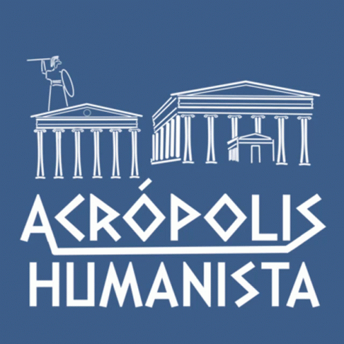 A Drawing Of An Ancient Building With Columns And A Statue In The Background GIF