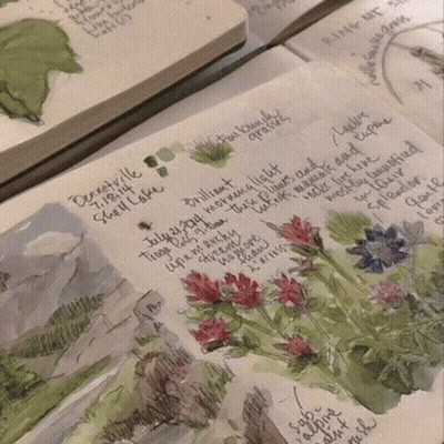 A Drawing Of Flowers With The Date July 21 2014 Written On It GIF