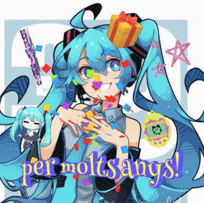 A Drawing Of Hatsune Miku With The Words Per Moltsangs Written Below Her GIF