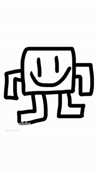 A Drawing Of Orange And Yellow Lines On A White Background With The Youtube Logo In The Corner GIF