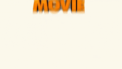 A Dreamworks Bee Movie Logo With A Blurred Character Behind It GIF